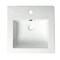 Alfi Brand ALFI brand ABC801 White 17" Square Drop In Ceramic Sink with Faucet Hole ABC801 - alternate 4